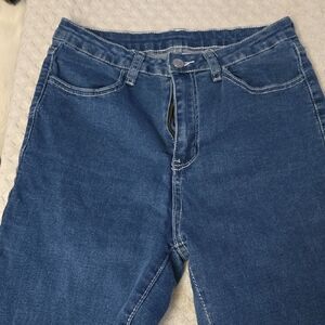 Classic Dark Blue Denim Jeans